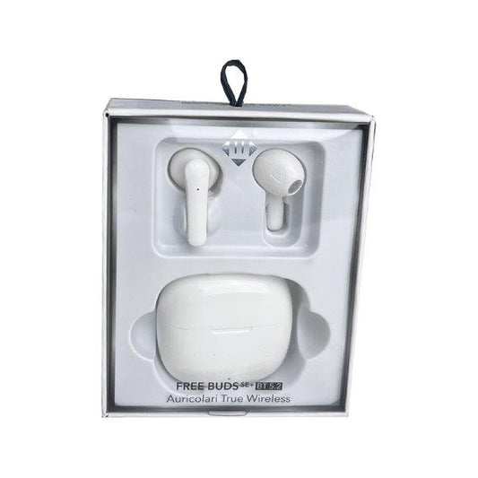 Cuffie Auricolari Wireless WeTech WP-422 Bluetooth 5.2 iOS Android Bianco