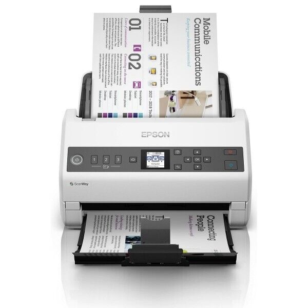 SCANNER FRONTE RETRO EPSON WORKFORCE DS-730N 100 FOGLI OTTIMO UFFICIO