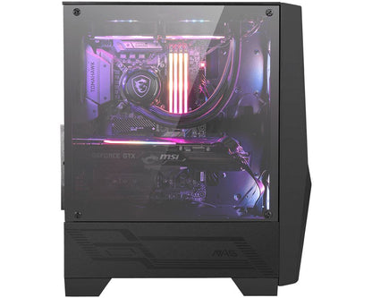 Msi Case per Pc mag forge 100r mid-tower nero