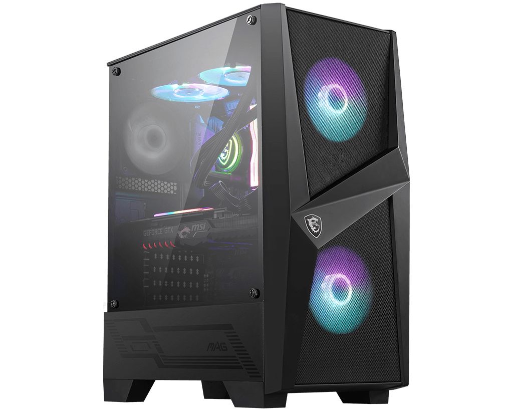 Msi Case per Pc mag forge 100r mid-tower nero