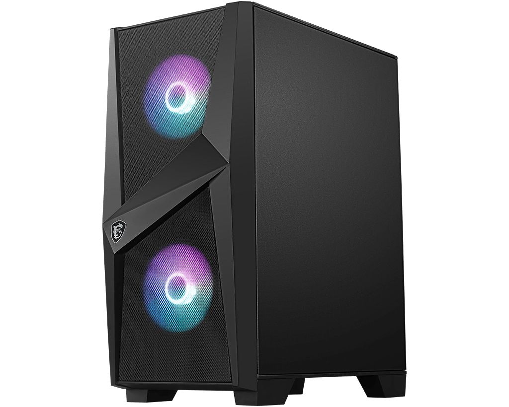 Msi Case per Pc mag forge 100r mid-tower nero