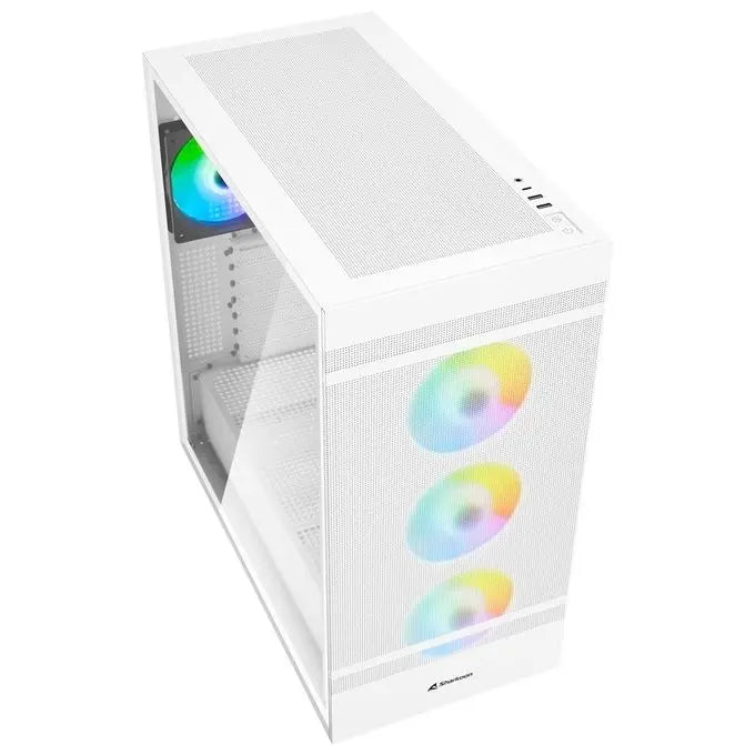 Case per Pc Sharkoon Rebel C50 Bianco RGB ATX